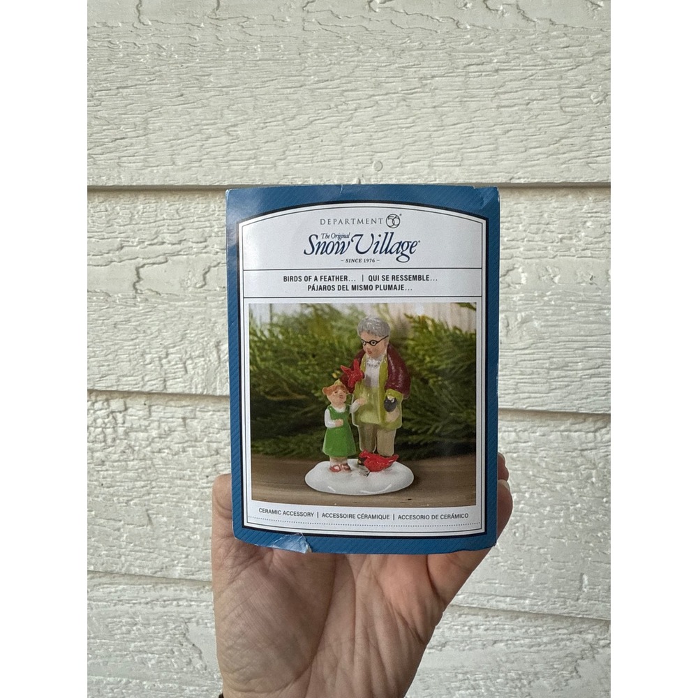 Department 56 Snow Village‎ Birds of a Feather Ceramic Accessory Figurine